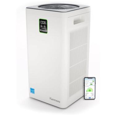 Imagem de Purificador de Ar Kenmore PM4030 com Filtro True HEPA H13, Cobertura de até 213 metros quadrados, Silencioso 24dB, Filtragem HEPA 3 Estágios
