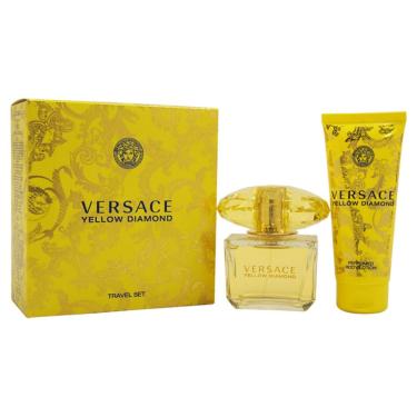 Imagem de Perfume Versace Yellow Diamond para mulheres, conjunto de presente de 2 peças