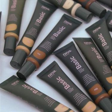 Imagem de Base Líquida Basic - Nina Makeup - Cobertura Natural e Duradoura
