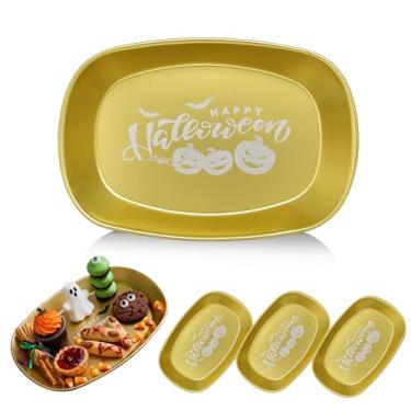 Imagem de FREECOZYER Prato de doces de Halloween (pacote com 3 abóboras)