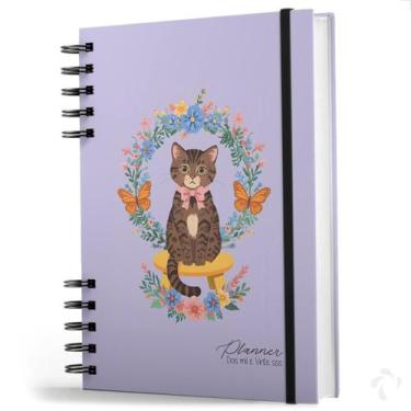 Imagem de Agenda Planner Visão Semanal Capa Dura Sweet Cat - NISTI PRINT