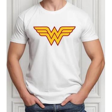 Imagem de Camiseta Camisa Algodão Feminina Masculina Adulto Mulher Maravilha Her