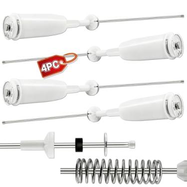 Imagem de Pacote com 4 hastes de suspensão de arruela AJK72909308 4902FA1665W, 64 cm, compatíveis com a máquina de lavar LG Ken-more, adequada para WT5001CW WT5101HV WT5101HW WT5101HV WT1101CW 79622HW 90020 10