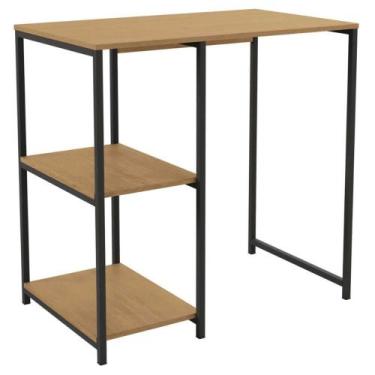 Imagem de Adega para Bebidas e Mini Freezer em Metal/MDP Kappesberg Freijo/Preto