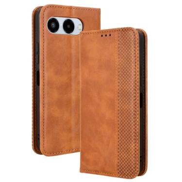 Imagem de Futanwei Capa carteira para celular T-Mobile Revvl 8 com suporte para cartão - capa retrocarteira, [3 compartimentos para cartão de crédito embutidos] [Fecho magnético oculto] Capa carteira de couro