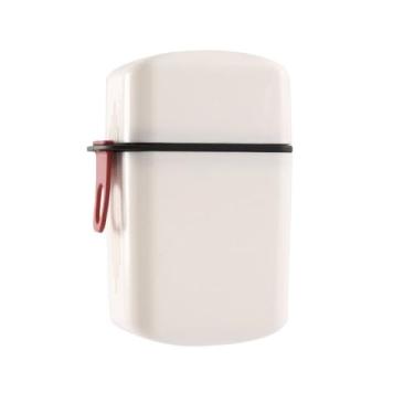 Imagem de Caixa de armazenamento de saboneteira de plástico suporte de sabão portátil para banheiro (branco)