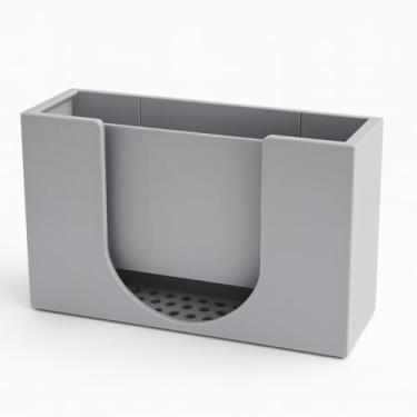 Imagem de Suporte de parede para pacotes de lenços umedecidos produzido em impressão 3D profissional, na cor CINZA