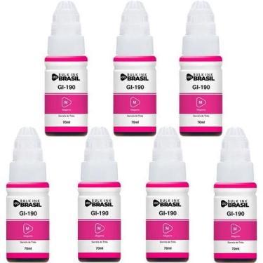Imagem de Kit 7 Tintas Para G3110, G3111, G4100 G2100 G2110 Gi-190 - Bulk Ink Do
