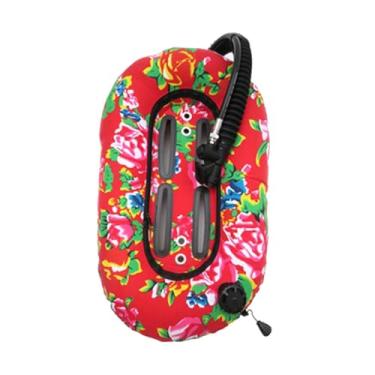 Imagem de Baoblaze Asa de donut para mergulho com snorkel Tech com tubo único, profissional, conjunto, esportes aquáticos, tanque único de donut para mergulho, 25 libras