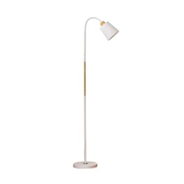 Imagem de Luminária De Chão Articulada 1 9m Bivolt Abajur De Chão Pedestal Metal(BRANCO 8061)