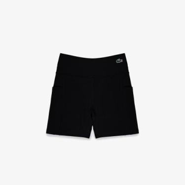 Imagem de Shorts Esportivo ciclista - LACOSTE, M, Preto