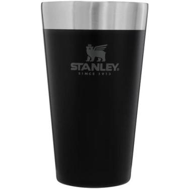 Imagem de Copo Térmico Cerveja sem Tampa Stanley Matte Black 473mL, Preto Matte
