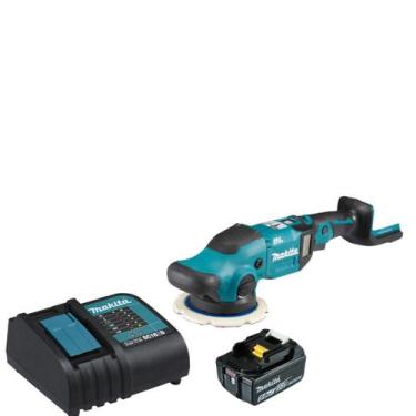 Imagem de Politriz Roto Orbital Bateria 18v 5ah Makita Dpo600z Bivolt