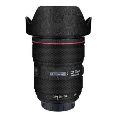 Imagem de EF 24-70 2.8L II Adesivo de lente de câmera antiarranhões para Canon EF 24-70 mm F2.8 L II Capa protetora de revestimento (plash ultra preto)
