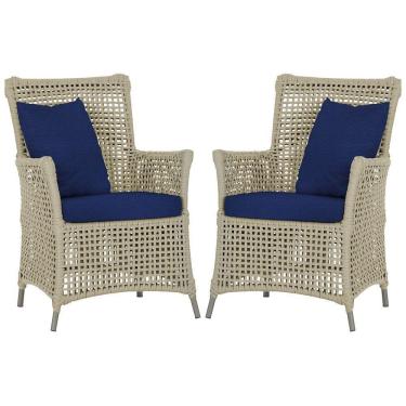 Imagem de Poltronas Igapó Alumínio Pintura Fendi Corda Náutica E10 Rami