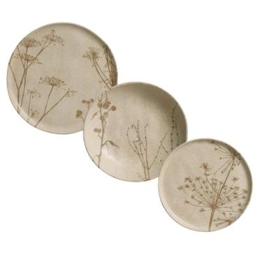 Imagem de Jogo De Pratos 18 Peças Bio Cyperus Porto Brasil