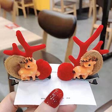 Imagem de Grampos de cabelo de Natal, acessórios de cabelo, acessórios de cabeça, clipe de bico de pato (15)