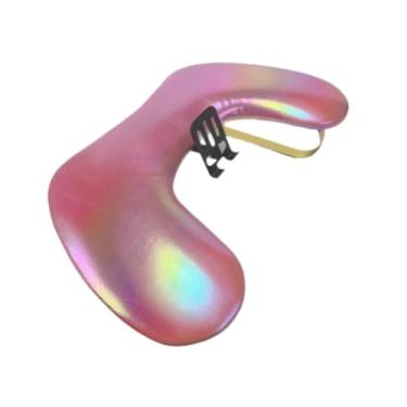 Imagem de oshhni Mesa de manicure com apoio para mãos, suporte para celular e superfície antiderrapante para apoio de mãos em salões de beleza especializados em unhas, Rosa Escuro