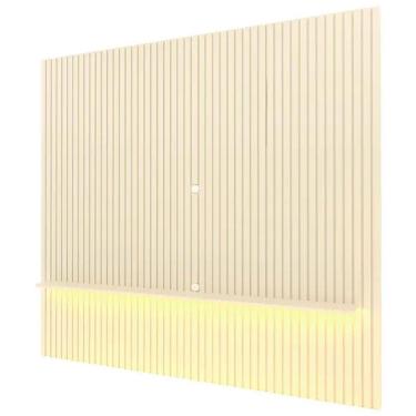 Imagem de Painel Nobre para TV ate 85 Polegadas com Led e Prateleira Gelius