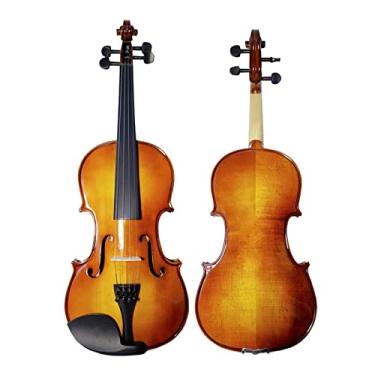 Imagem de FLFL Violino Iniciante Violino 4/4 3/4 Maple Violino de Alta Qualidade Artesanal Estudantes Violino Violino Violino (Cor: Tamanho 3 4)