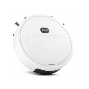 Imagem de Robô Aspirador de Pó Smart Inteligente 110v, 18W, Bateria 1200mAh, Sensor de Obstáculos, Limpa Chão Laminados Cerâmica