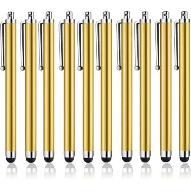 Imagem de Canetas Stylus para telas sensíveis ao toque, Abiarst Stylus universal de alta precisão para iPad, iPhone, tablets, Samsung Galaxy, todas as telas sensíveis ao toque capacitivas (pacote com 10)