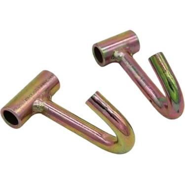 Imagem de Ganchos J de aperto de catraca de 5 cm para serviço pesado de substituição para alças de transporte de carro amarram carga em caminhões, reboques, carrinhos de reboque (pacote com 2)
