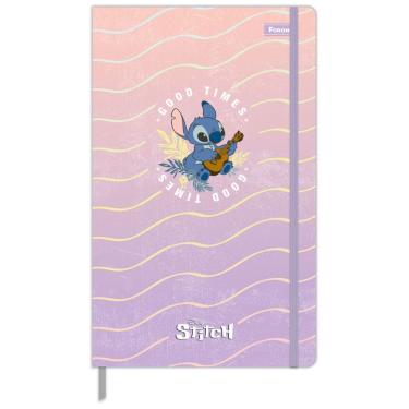 Imagem de Caderno Costurado Sem Pauta Stitch 80f 128x208mm Foroni Estampa 1