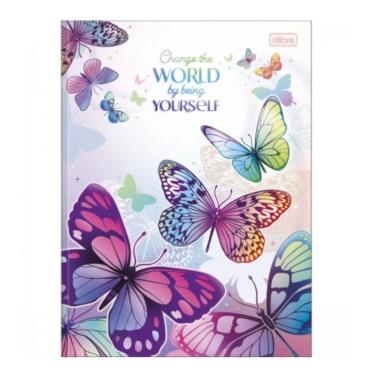 Imagem de Caderno Brochura Capa Dura 1/4 Pequeno 80 Folhas Daisy Tilibra Estampa 2