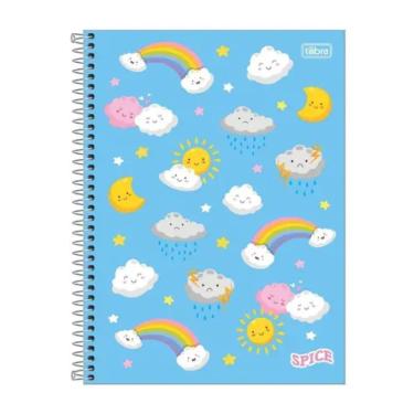 Imagem de Caderno Espiral Capa Dura Universitário Spice Feminino 192 Folhas 12 Matérias Tilibra Estampa 1