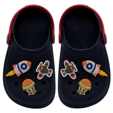 Imagem de Sandalia Babuche Infantil Chinelo Menino Calce Fácil 12.18-Masculino