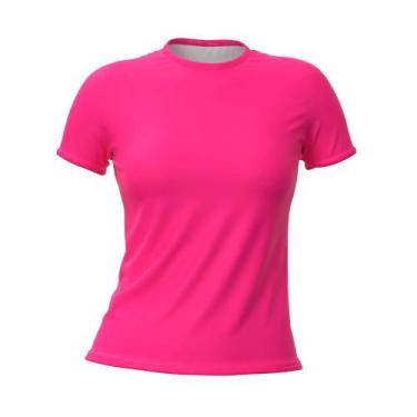 Imagem de Camiseta Feminina Dry Fit  T- Shirt Básica Baby Look para Esportes - U