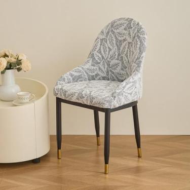 Imagem de Capas de poltrona curvadas, capa para cadeira de jantar, capa de assento doméstico, protetor de móveis fácil de instalar, para cozinha, pátio, café, reunião de família - tipo 04||tamanho regular