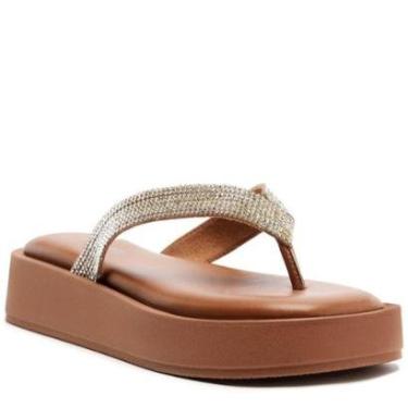 Imagem de CHINELO FLATFORM ANACAPRI FEMININO STRASS C303530048-Feminino