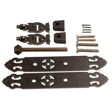 Imagem de aqxreight Puxador de Gaveta Antigo Antiferrugem, retrô Elegante, de Latão, Puxador de Armário para Cômodas, Guarda-roupas, Bronze Feito para Gabinete retrô Projetado, Lidar Com As Superfícies de