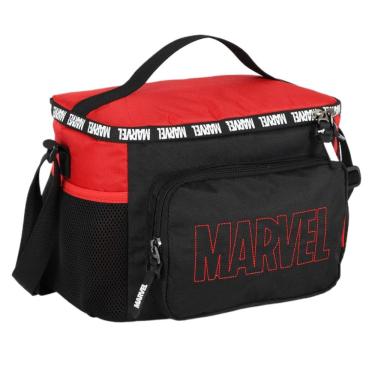 Imagem de Lancheira Térmica Escolar Marvel Avengers Vermelho Luxcel