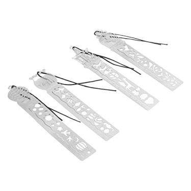 Imagem de Acouto Modelos de Padrão de Desenho Animado Multifuncional Portátil de Régua de Estêncil para Pintura, Marcadores e Projetos de Arte