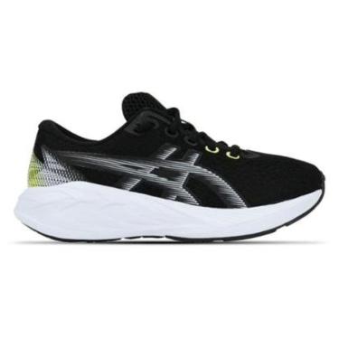 Imagem de Tênis Asics Infantil Novablast 5 GS Black/Blue Fade-Masculino