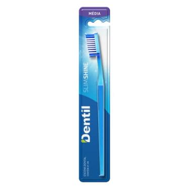 Imagem de Dentil - Escova Dental Slim Shine Macia | Cerdas Tradicionais em Formato Côncavo | Limpeza Eficiente e Conforto com Excelente Custo-Benefício