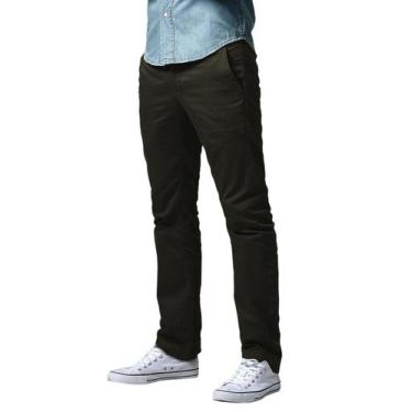 Imagem de Calças masculinas Match Slim Fit, perna reta, casual, verde 40