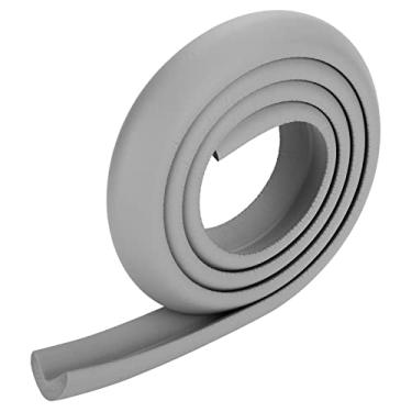 Imagem de Naroote Faixa Amortecedora de Borracha para Segurança do bebê, Protetor de da Mesa, Macio, 2m de Comprimento para Proteção da Criança Em Madeira, Vidro, Telha, Metal, Móveis de Plástico (Cinza)