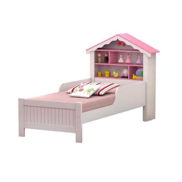 Imagem de Cama Princesa Solteiro Design Casinha Acompanha Colchão - Vitamov