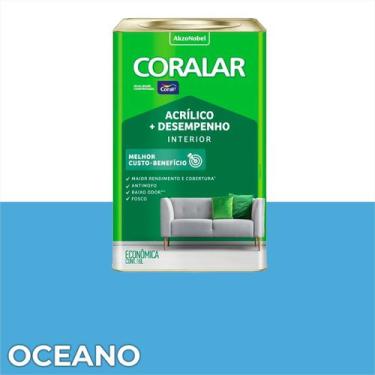 Imagem de Tinta Látex Coralar Anti Mofo Parede 18 Litros, Oceano