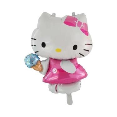 Imagem de Decoração De Balões Hello Kitty Para Meninas, Suprimentos Para Festa D