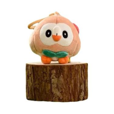 Imagem de Chaveiro De Pelúcia Rowlet Pokémon, Brinquedo Kawaii, Pingente Para Mo