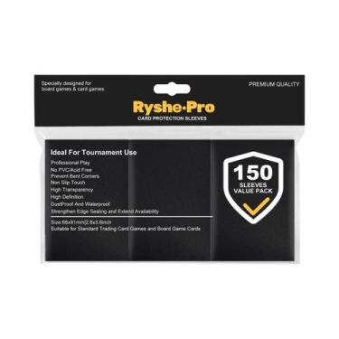 Imagem de Protetores De Cartas TCG Foscos Tamanho Padrão 100 Unidades 66x91mm Pa