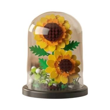 Imagem de Blocos De Montar DIY Para Crianças: Arranjos Florais MOC - Modelos De 