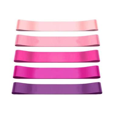 Imagem de Conjunto De Faixas De Resistência Elásticas Para Yoga, Pilates, Treino