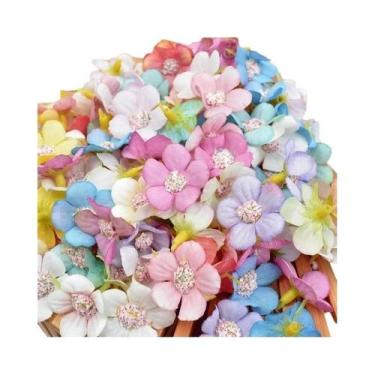 Imagem de Flores Artificiais De Seda Daisy 2.5CM 30 50 Peças Para Decoração De F