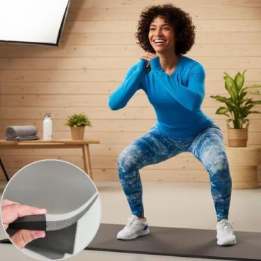 Imagem de Colchonete EVA 100x50 20mm Grosso Emborrachado Academia Pilates Ginast